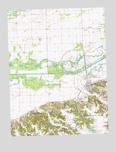 Chandlerville, IL USGS Topographic Map