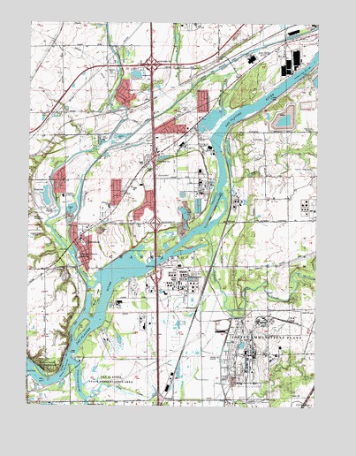 Channahon, IL USGS Topographic Map
