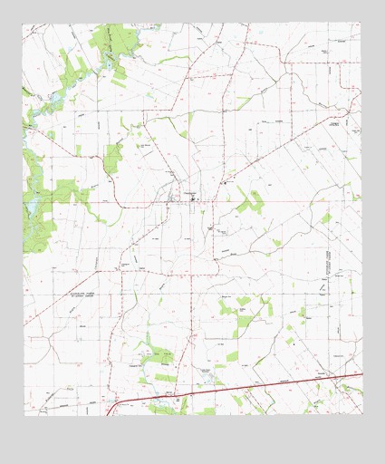 Chataignier, LA USGS Topographic Map