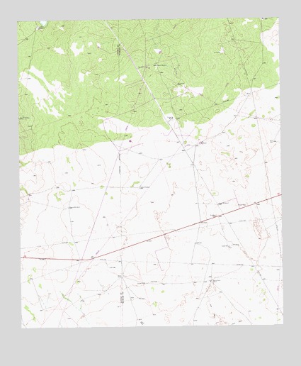 Cheyenne Draw SE, TX USGS Topographic Map