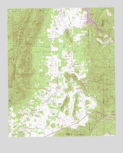 Choccolocco, AL USGS Topographic Map