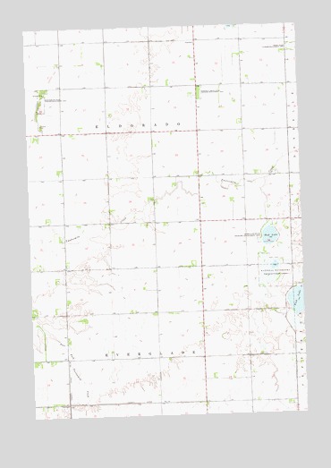 Chokio NW, MN USGS Topographic Map