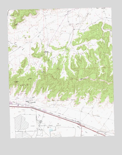 Church Rock, NM USGS Topographic Map