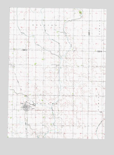 Churdan, IA USGS Topographic Map
