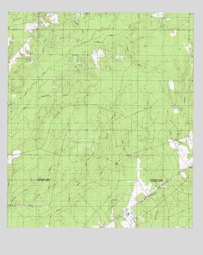 Clark Hollow, LA USGS Topographic Map
