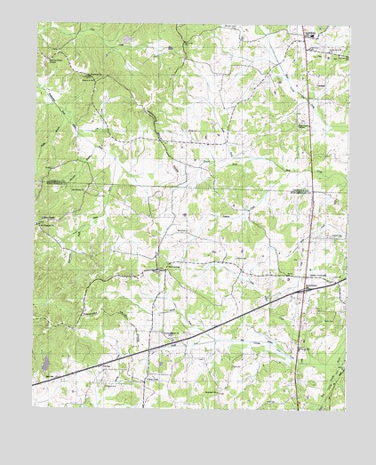 Clarksburg, TN USGS Topographic Map