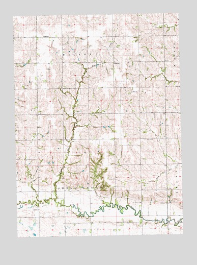 Clarkson SW, NE USGS Topographic Map