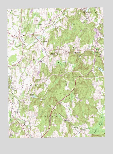 Claverack, NY USGS Topographic Map
