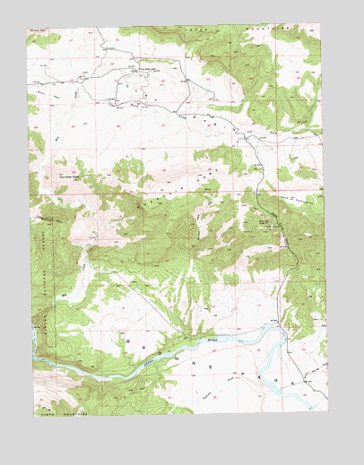 Clay Basin, UT USGS Topographic Map