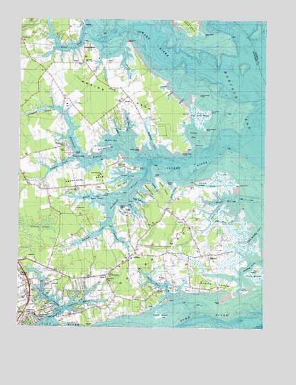 Achilles, VA USGS Topographic Map