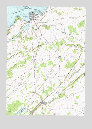 Clayton, NY USGS Topographic Map