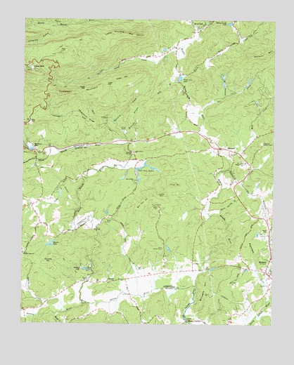 Cleveland, SC USGS Topographic Map