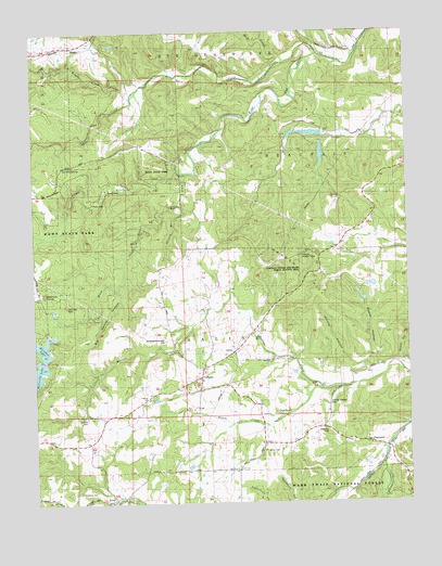 Coffman, MO USGS Topographic Map
