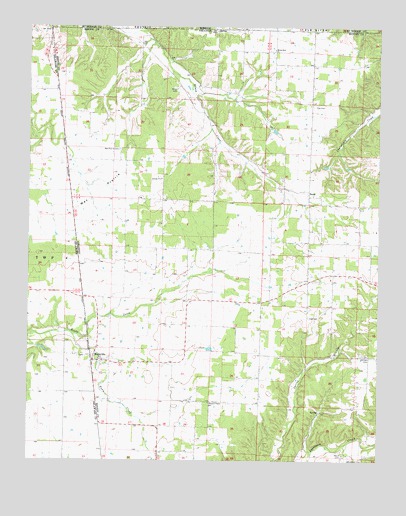 Colcord NE, AR USGS Topographic Map