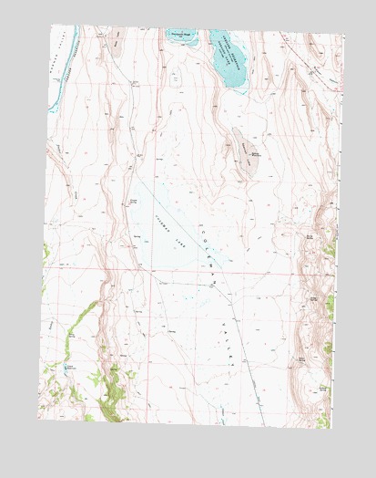 Coleman Lake, OR USGS Topographic Map