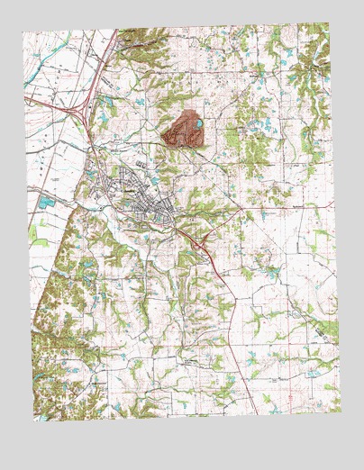 Columbia, IL USGS Topographic Map