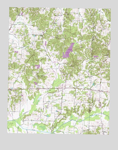 Como, TN USGS Topographic Map
