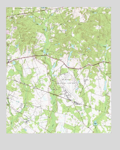 Congaree, SC USGS Topographic Map