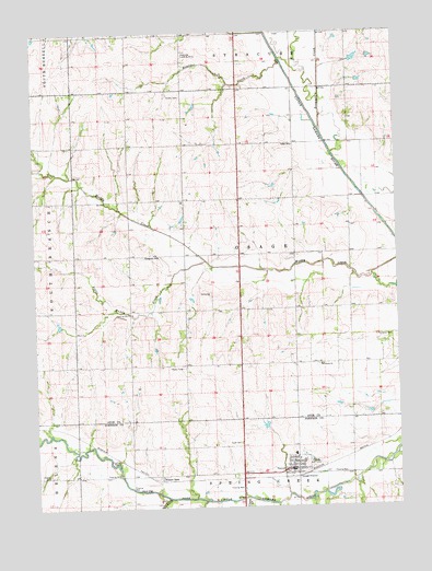 Cook, NE USGS Topographic Map