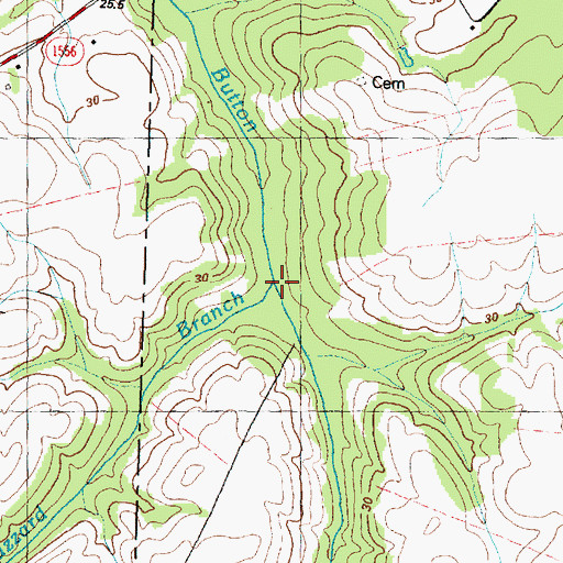 Topographic Map of Buzzard Branch, NC