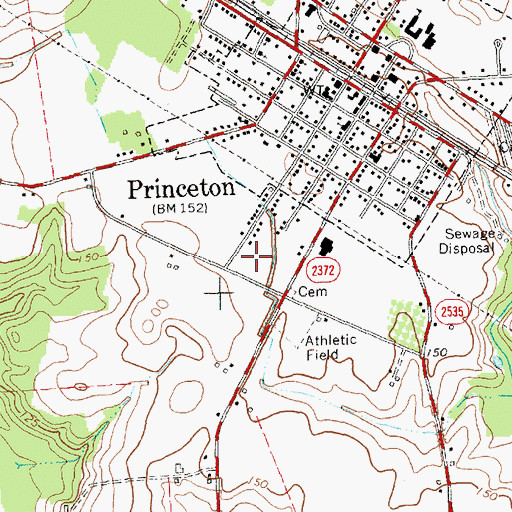 Topographic Map of Delwood, NC