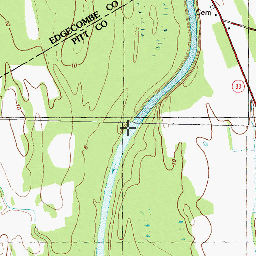 Topographic Map of Vines Landing (historical), NC