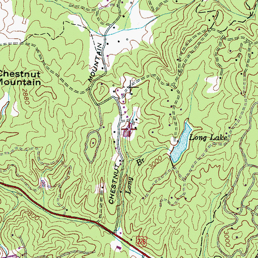 Topographic Map of Noname, NC