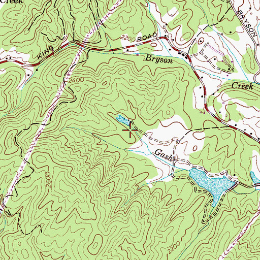 Topographic Map of Mother Earth Upper Dam, NC