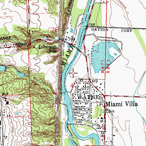 Topographic Map of Rip Rap Road Park, OH