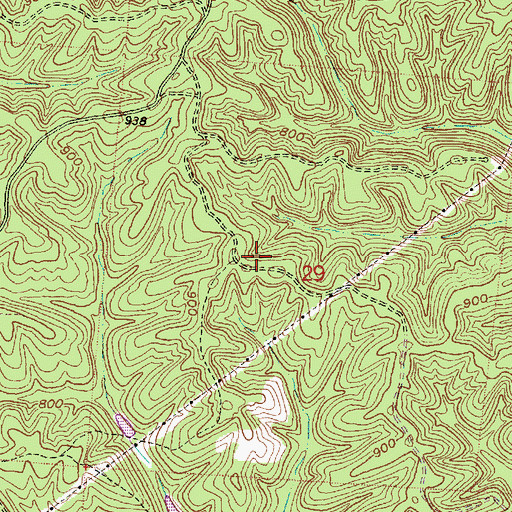 Topographic Map of Axtel School (historical), OH