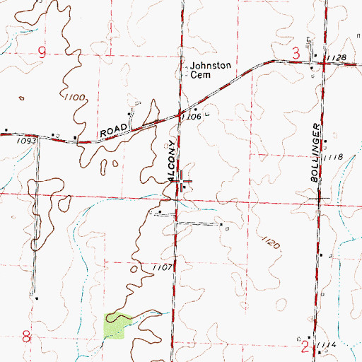 Topographic Map of Moore School (historical), OH