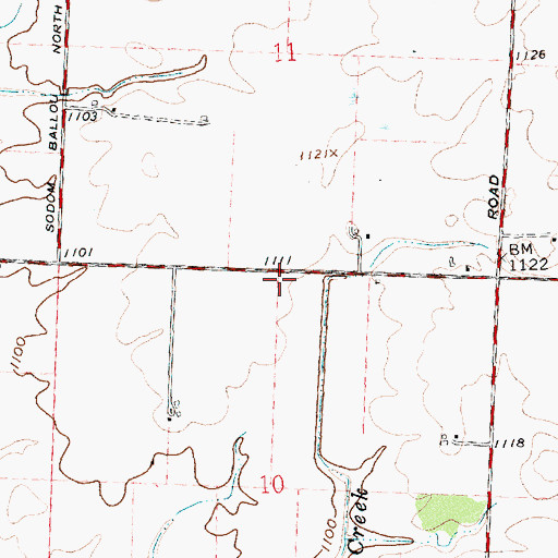 Topographic Map of Morton School (historical), OH