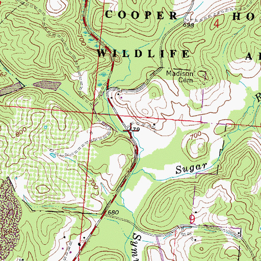 Topographic Map of Rempel, OH