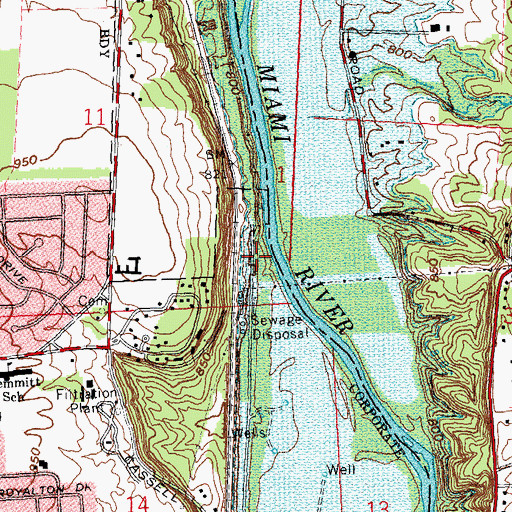 Topographic Map of Tadmor (historical), OH