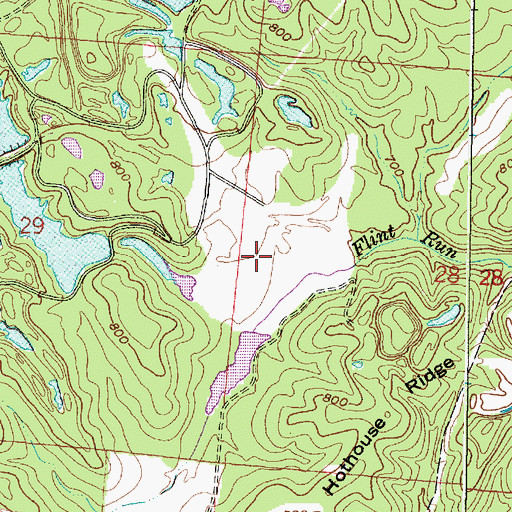 Topographic Map of Ohnoname 20 Reservoir, OH