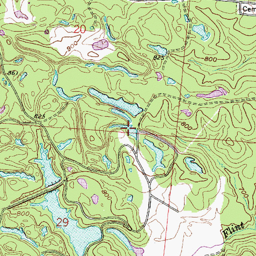 Topographic Map of Ohnoname 22 Reservoir, OH