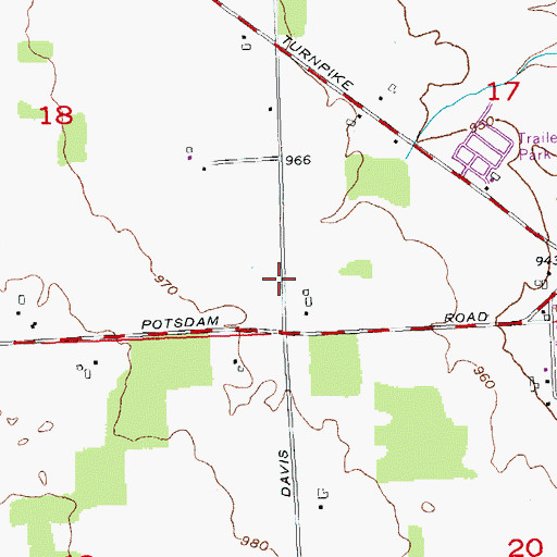 Topographic Map of Township of Union, OH