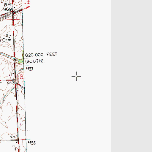 Topographic Map of Township of Loramie, OH