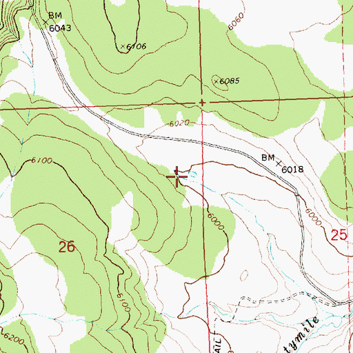 Topographic Map of Lane Waterhole Number Eleven, OR