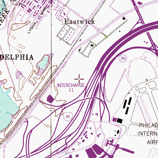 Topographic Map of Gary School, PA