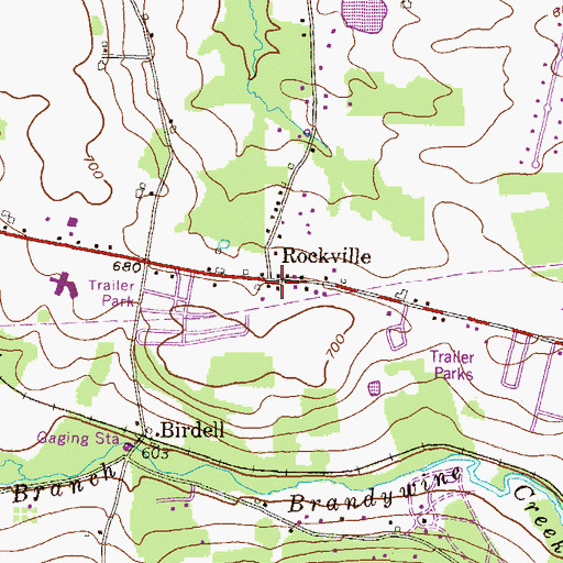 Topographic Map of Rockville, PA