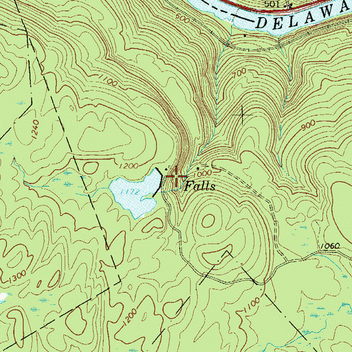 Topographic Map of Stairway Hunt Club Dam, PA