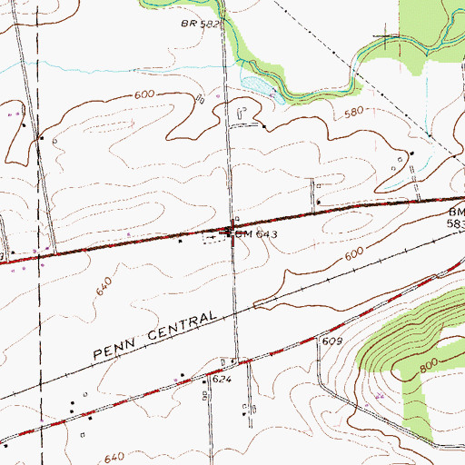 Topographic Map of Church of the Brethren, PA