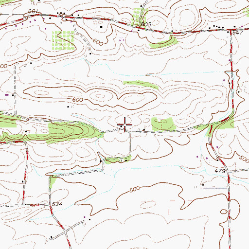 Topographic Map of Moore School, PA