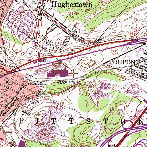 Topographic Map of Butler Shaft (historical), PA
