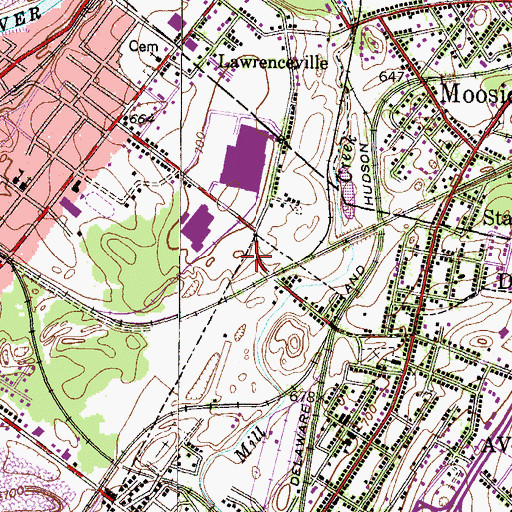 Topographic Map of Law Shaft (historical), PA