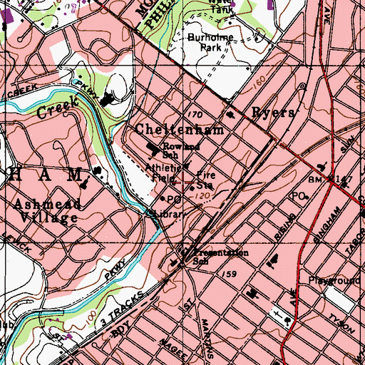 Topographic Map of New Apostolic Church, PA