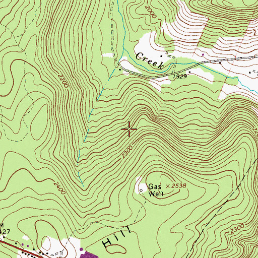 Topographic Map of State Game Lands Number 265, PA