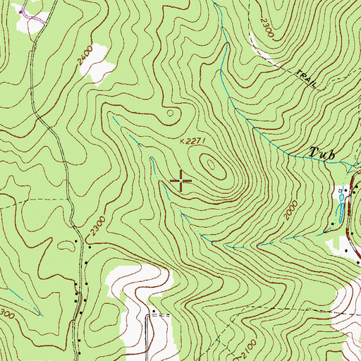 Topographic Map of Township of Henry Clay, PA