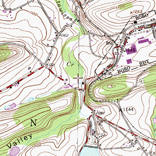 Topographic Map of Township of Union, PA